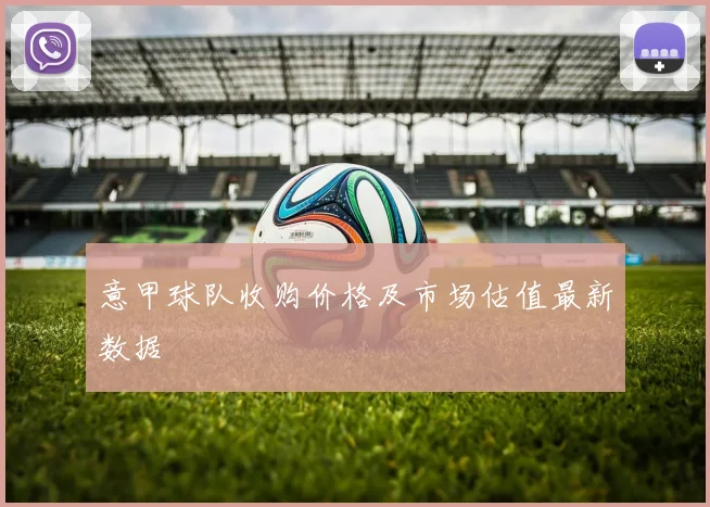 意甲球队收购价格及市场估值最新数据